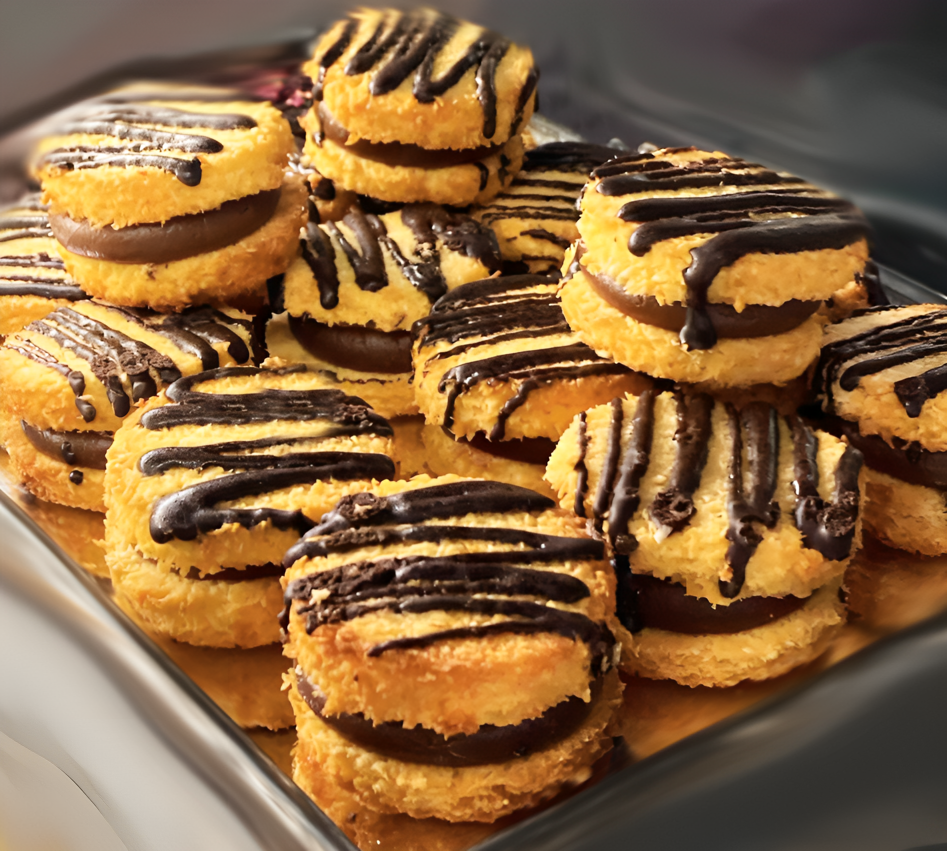 Alfajor de coco sin gluten